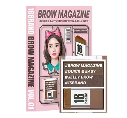 16BRAND 16 Brow Magazine Eyebrow (3colors) - LUUELA