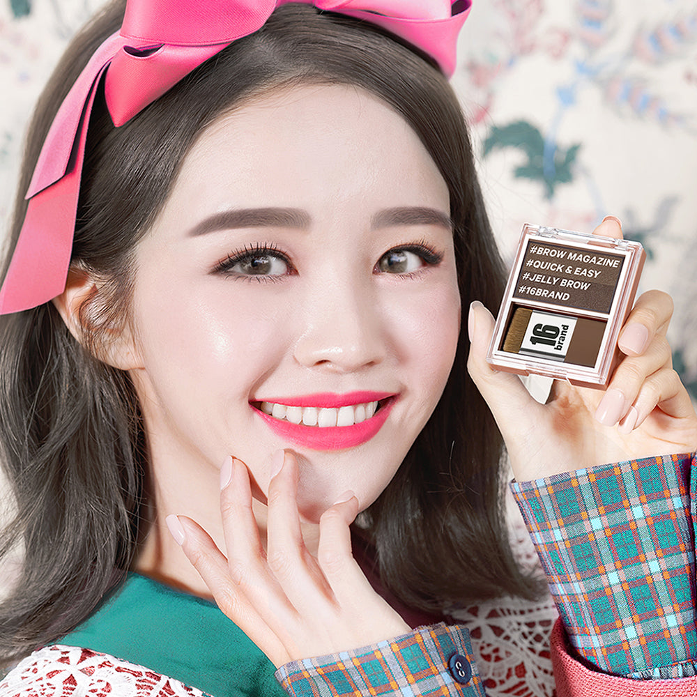 16BRAND 16 Brow Magazine Eyebrow (3colors) - LUUELA