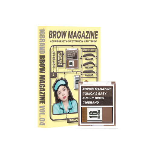 16BRAND 16 Brow Magazine Eyebrow (3colors) - LUUELA