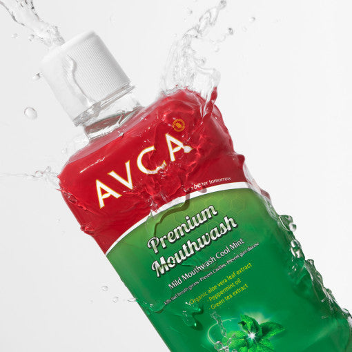 AVCA Mild Mouthwash Cool Mint 800ml - LUUELA