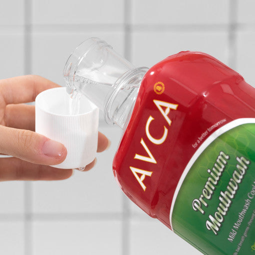 AVCA Mild Mouthwash Cool Mint 800ml - LUUELA