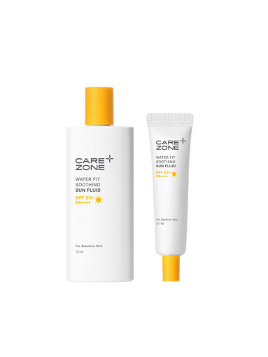 CAREZONE Water Fit Soothing Sun Fluid SPF 50+/PA++++ (70ml+31ml) - LUUELA