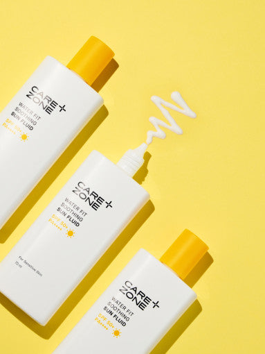 CAREZONE Water Fit Soothing Sun Fluid SPF 50+/PA++++ (70ml+31ml) - LUUELA