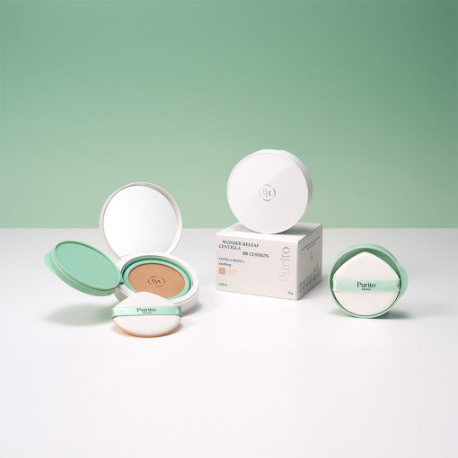 [PURITO SEOUL] Wonder Releaf Centella BB Cushion 15g X 2ea - LUUELA