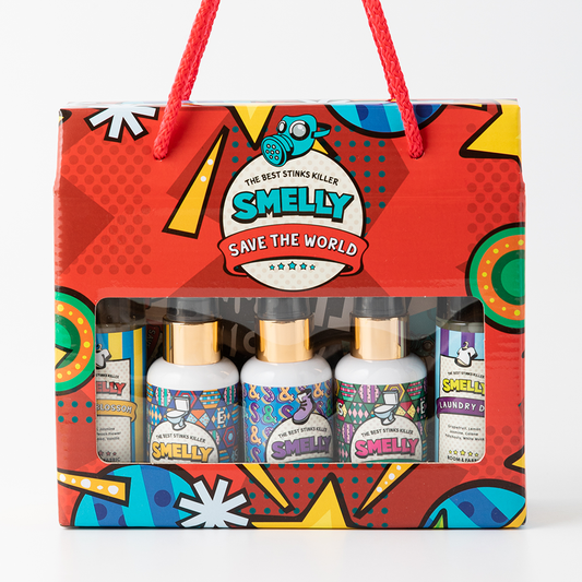 SMELLY Toilet Spray Gift Box SET (BLUE) - LUUELA