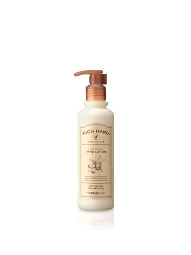 THE FACE SHOP Rich Hand V Soft Touch Hand Lotion 200ml - LUUELA