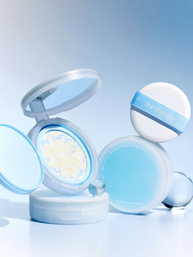 THE FACE SHOP The Therapy Vegan Moisture Blending Sun Pact SPF 50+ PA++++ 14gX2ea - LUUELA