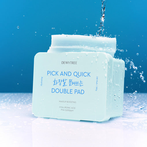 DEWYTREE PICK & QUICK Makeup Boosting Double Pad 380g(100 Pads) - LUUELA