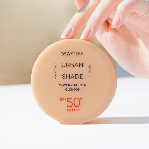 DEWYTREE Urban Shade Cover & Fit Sun Cushion SPF50+ PA++++ 14g - LUUELA