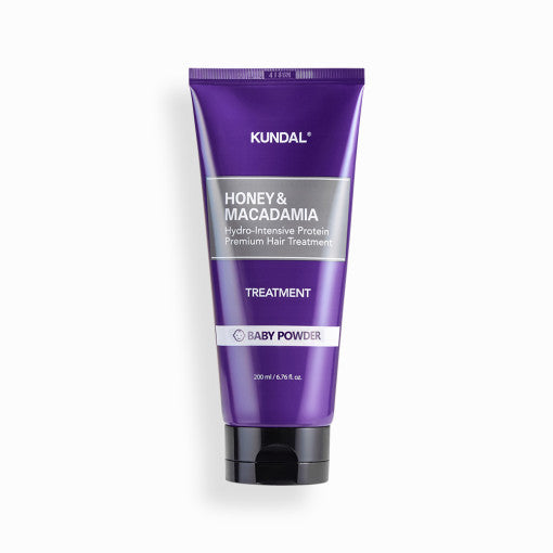 KUNDAL HONEY & MACADAΜΙΑ Hydro-Intensive Protein Premium Hair Treatment 200ml #BABY POWDER - LUUELA