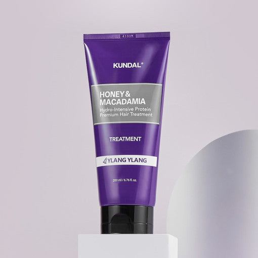 KUNDAL HONEY & MACADAΜΙΑ Hydro-Intensive Protein Premium Hair Treatment 200ml #YLANG YLANG - LUUELA