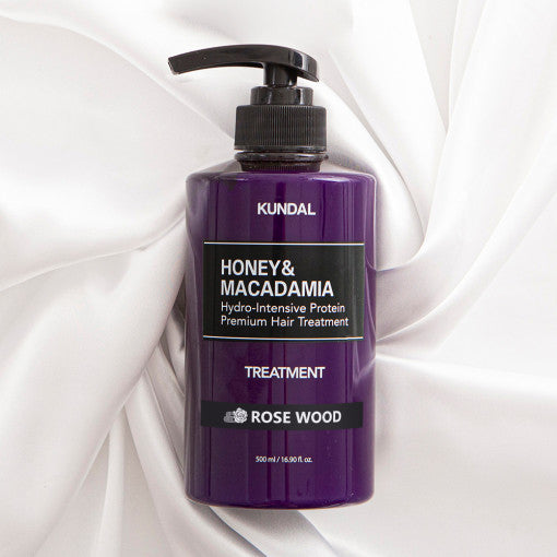 KUNDAL HONEY & MACADAΜΙΑ Hydro-Intensive Protein Premium Hair Treatment 500ml #ROSE WOOD - LUUELA