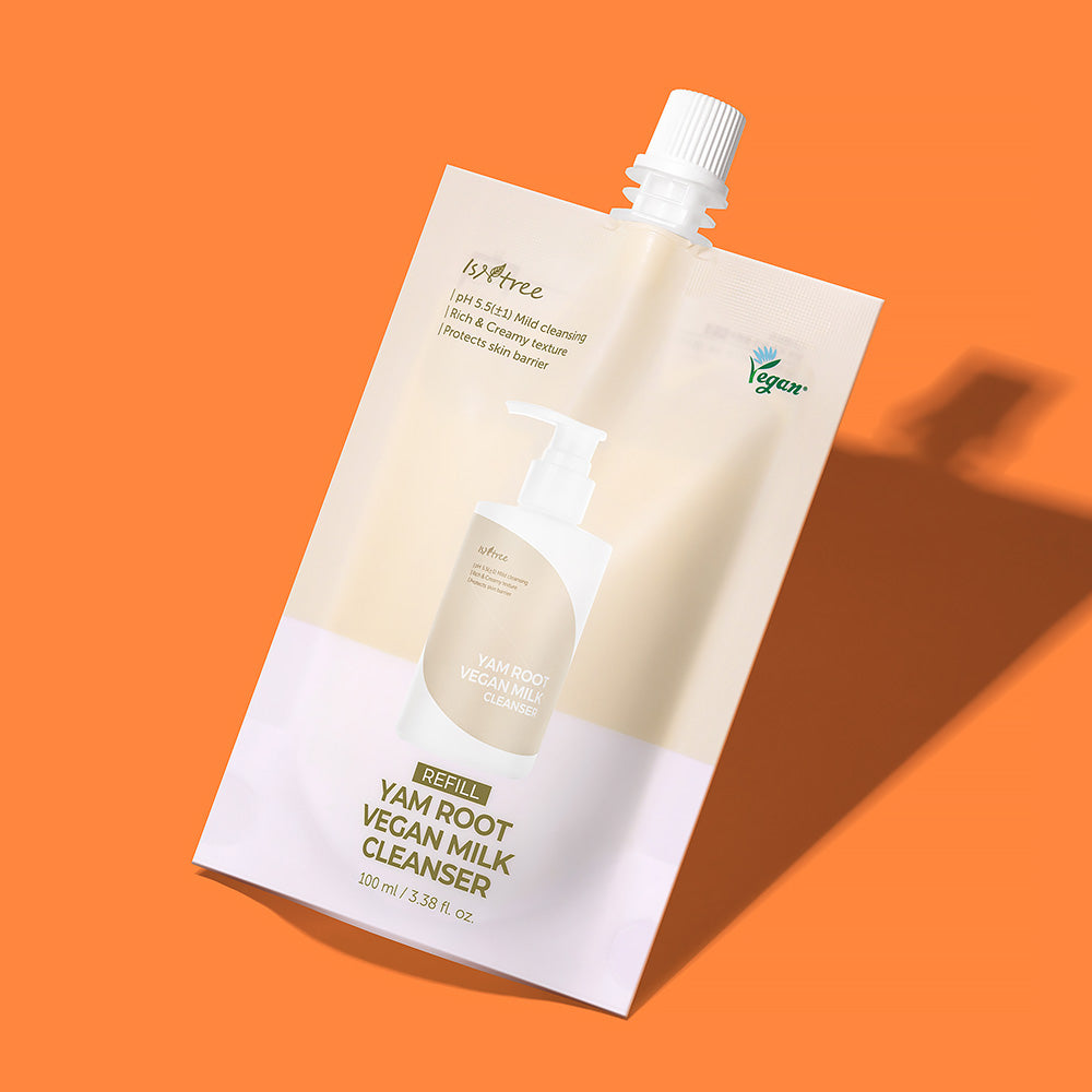 Isntree Yam Root Vegan Milk Cleanser (REFILL) 100ml - LUUELA