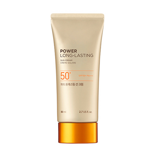 THE FACE SHOP POWER LONG-LASTING SUN CREAM SPF50+ PA+++ 80ml - LUUELA