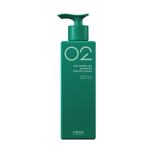 amos PROFESSIONAL THE GREEN TEA SHAMPOO FOR DRY SCALP 500ml - LUUELA