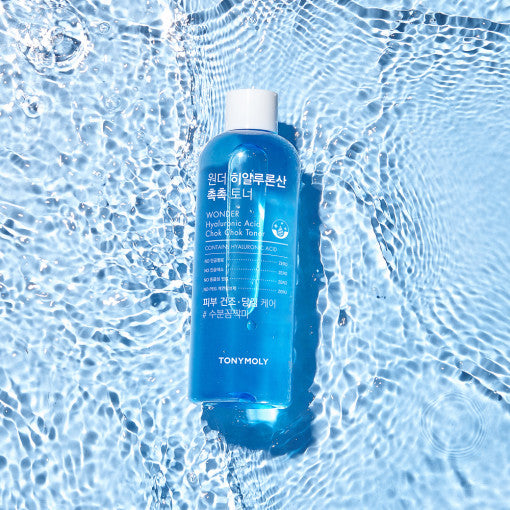 TONYMOLY Wonder Hyaluronic Acid Chok Chok Toner 500ml - LUUELA