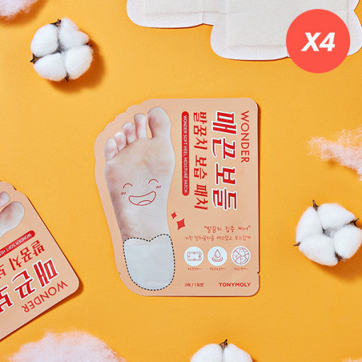 TONYMOLY Wonder Soft Heel Moisture Patch 4ea - LUUELA
