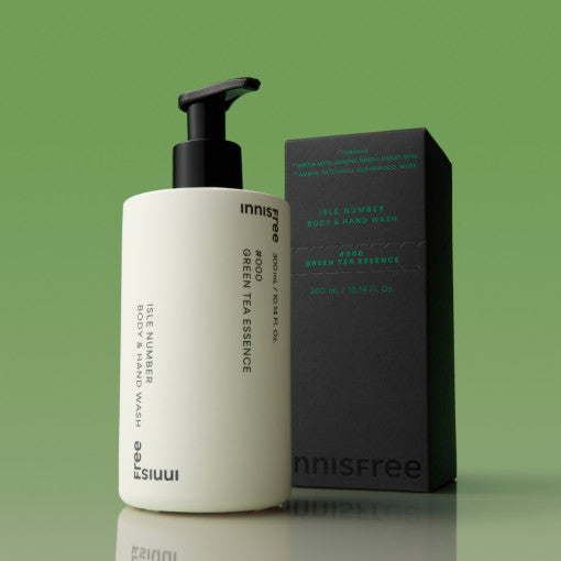 Innisfree Isle Number Body & Hand Wash 300ml #Green Tea Essence - LUUELA