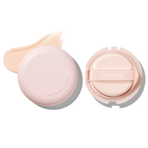 innisfree Light Glow Cushion SPF26 PA++ 14g+14g(Refill) - LUUELA