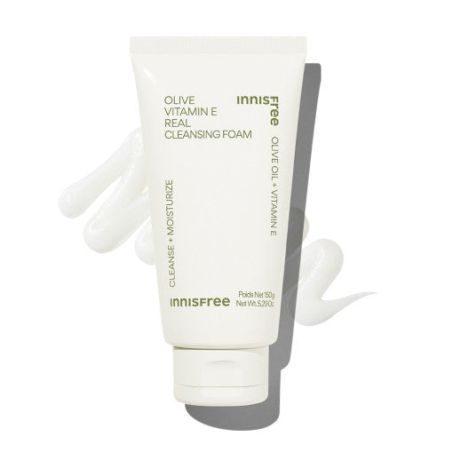 innisfree Olive Vitamin E Real Cleansing Foam 150g - LUUELA