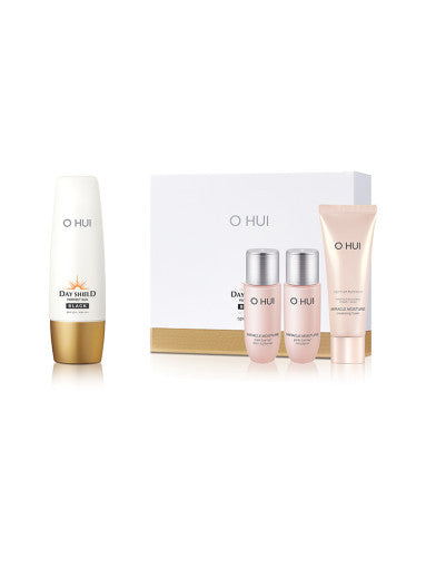 O HUI Day Shield Perfect Sun Black Special Set - LUUELA