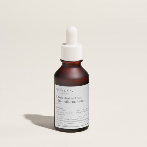 [MARY & MAY] Citrus Unshiu+Tremella Fuciformis Serum 30ml - LUUELA