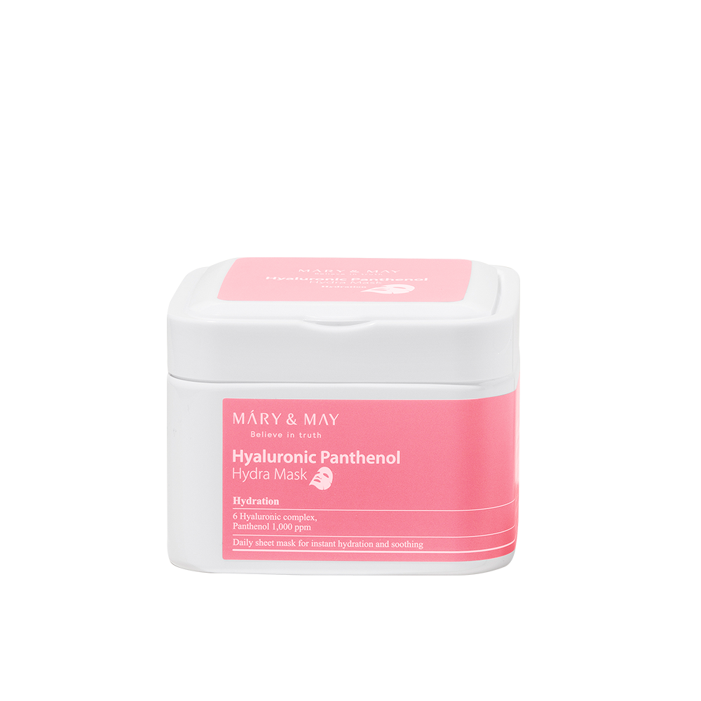 [MARY & MAY] Hyaluronic Panthenol Hydra Mask 400g (30ea) - LUUELA