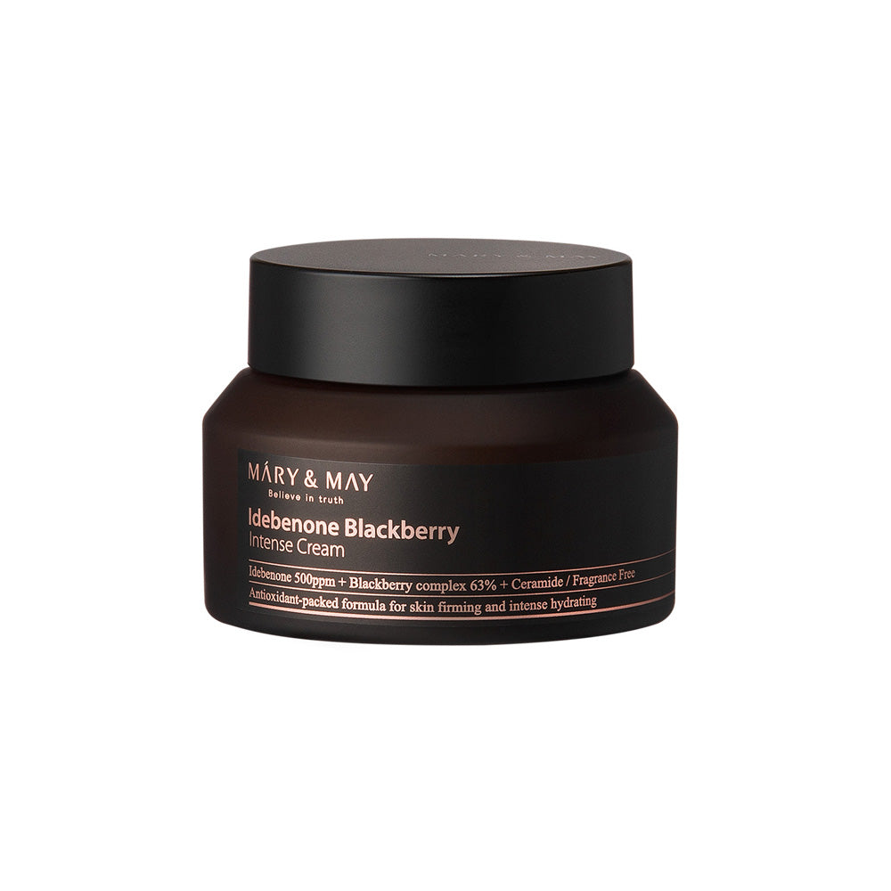 [MARY & MAY] Idebenone + Blackberry Complex Intense Cream 70g - LUUELA