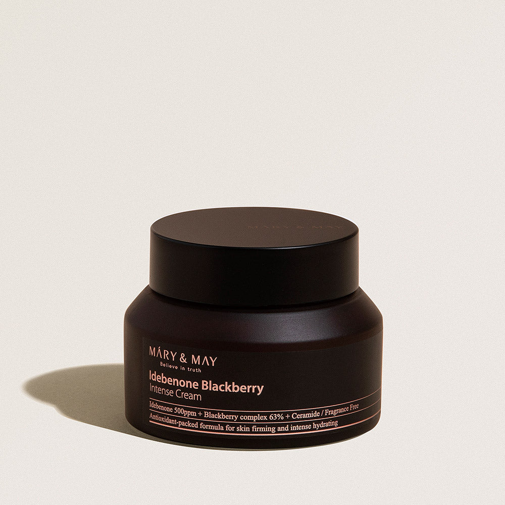 [MARY & MAY] Idebenone + Blackberry Complex Intense Cream 70g - LUUELA