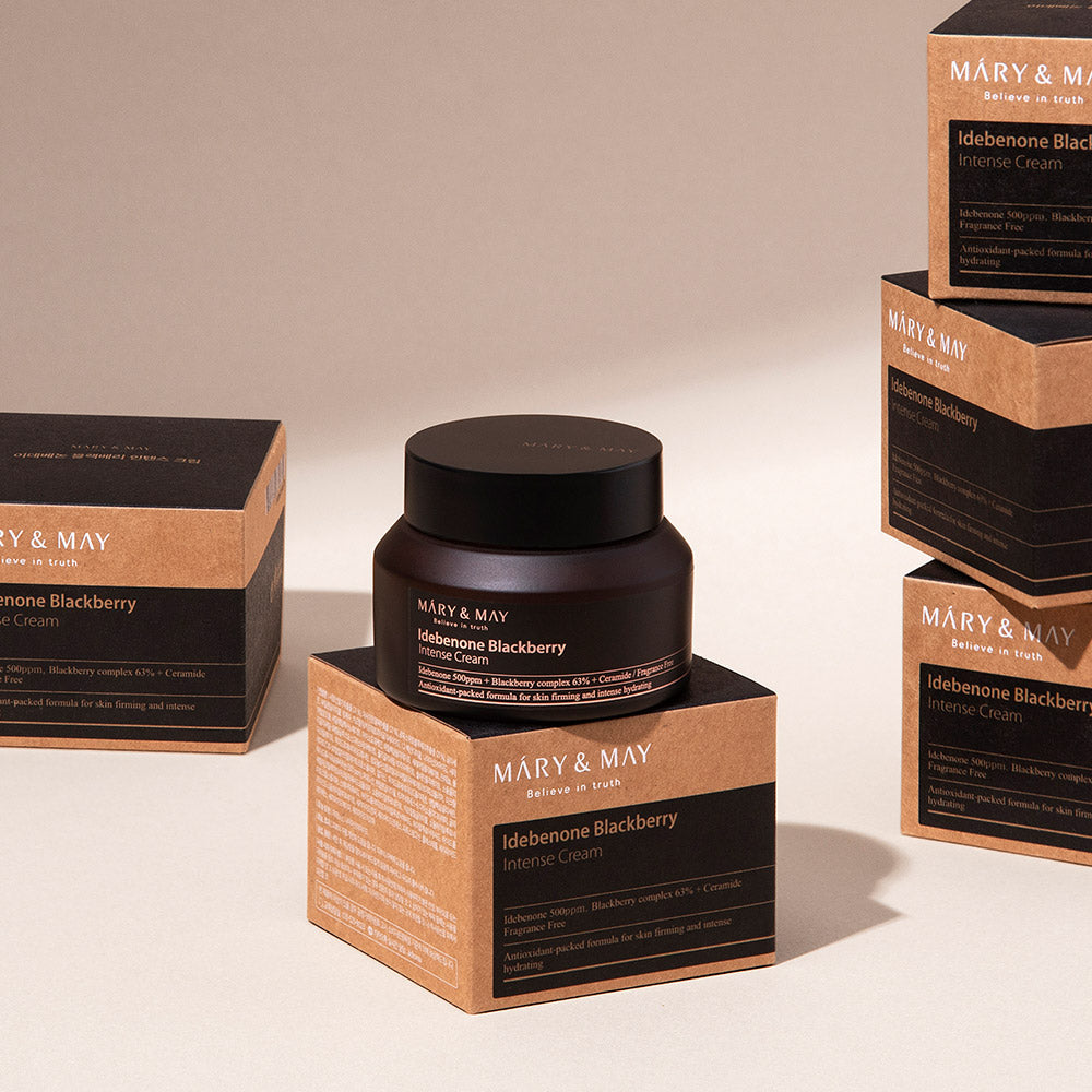 [MARY & MAY] Idebenone + Blackberry Complex Intense Cream 70g - LUUELA