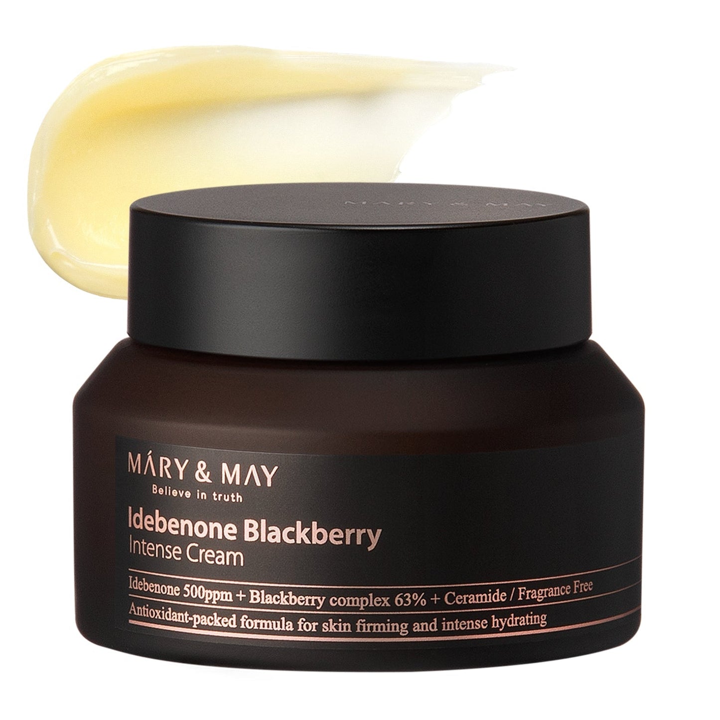 [MARY & MAY] Idebenone + Blackberry Complex Intense Cream 70g - LUUELA