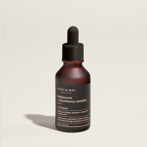 [MARY & MAY] Idebenone + Blackberry Complex Serum 30ml - LUUELA