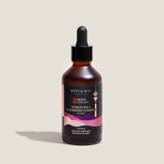 [MARY & MAY] Idebenone + Blackberry Complex Serum 80ml - LUUELA