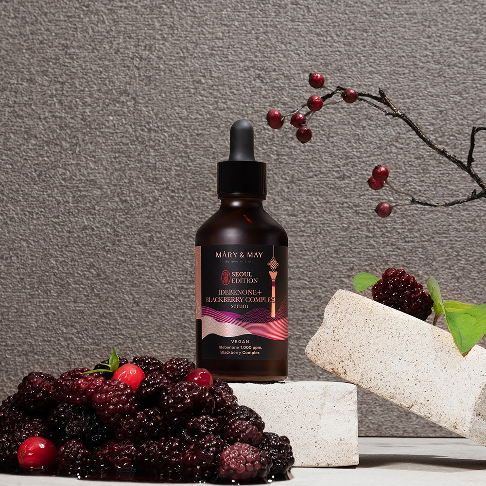 [MARY & MAY] Idebenone + Blackberry Complex Serum 80ml - LUUELA