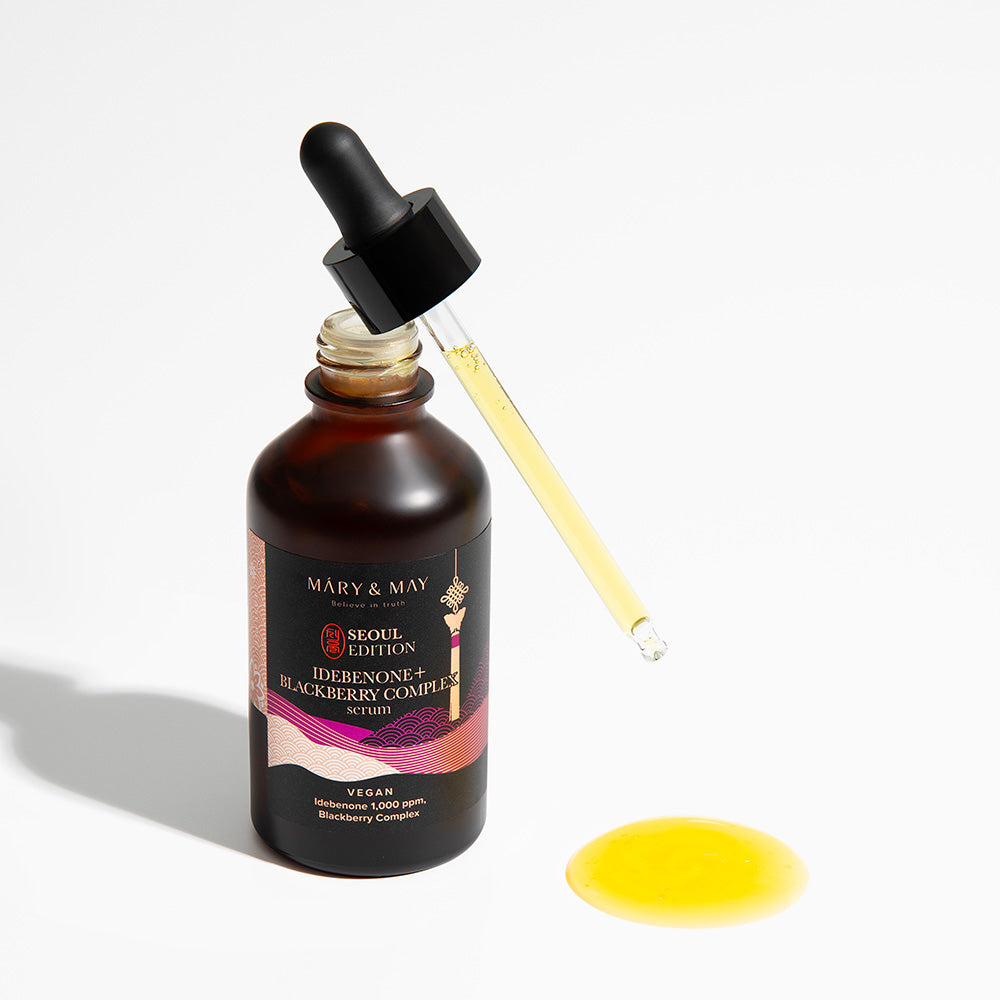 [MARY & MAY] Idebenone + Blackberry Complex Serum 80ml - LUUELA