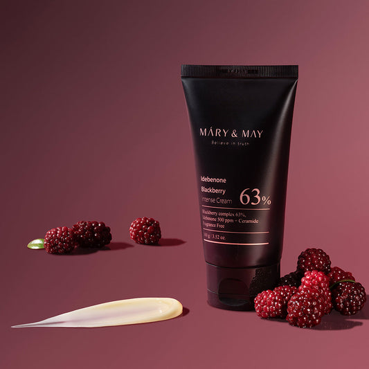 [MARY & MAY] Idebenone Blackberry Complex Intense Cream 100g - LUUELA
