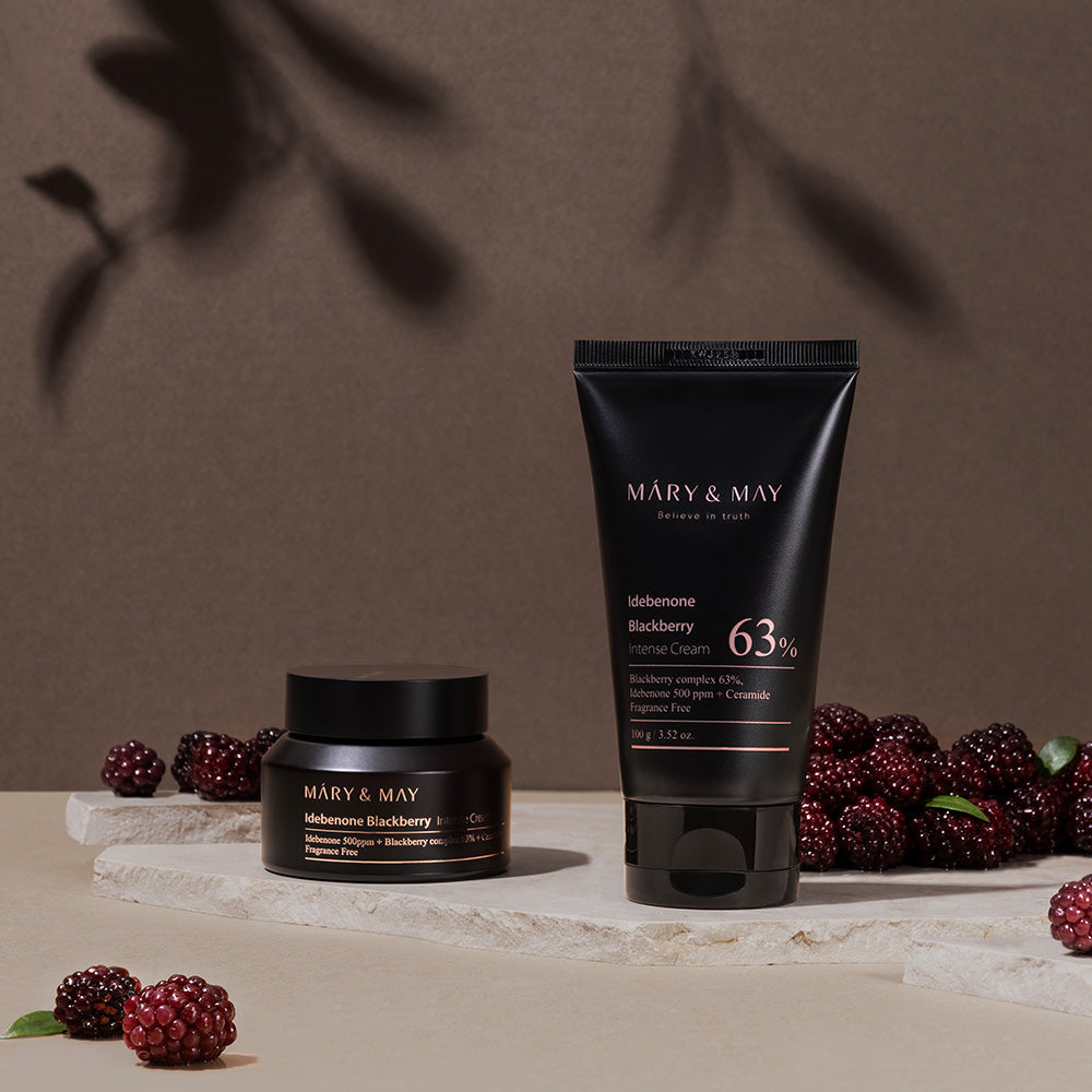 [MARY & MAY] Idebenone Blackberry Complex Intense Cream 100g - LUUELA