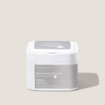[MARY & MAY] Niacinamide Vitamin C Brightening Mask 400g (30ea) - LUUELA