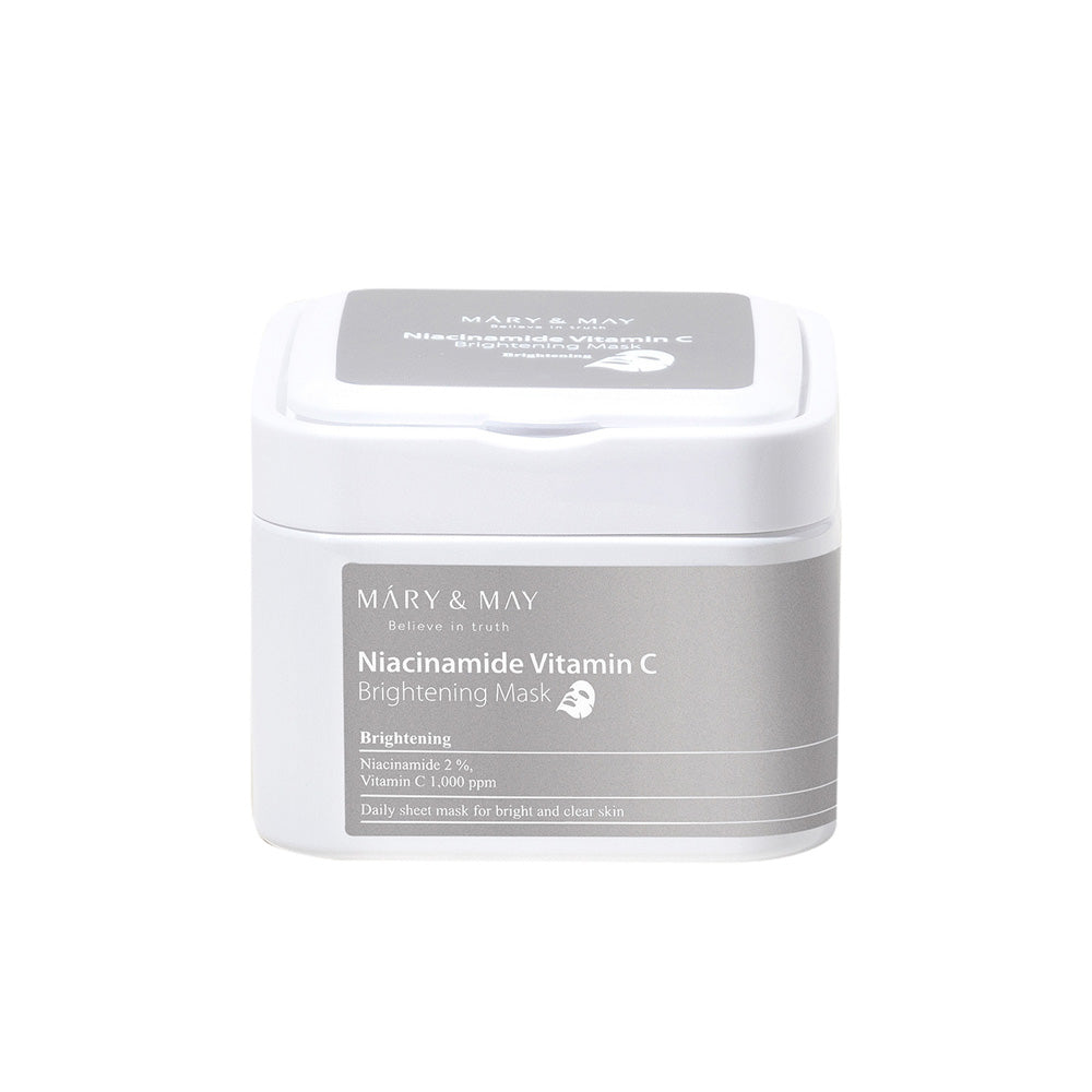 [MARY & MAY] Niacinamide Vitamin C Brightening Mask 400g (30ea) - LUUELA