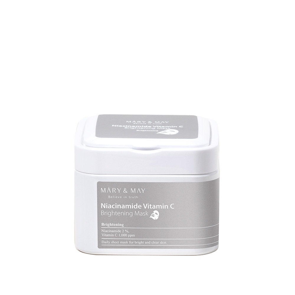 [MARY & MAY] Niacinamide Vitamin C Brightening Mask 400g (30ea) - LUUELA