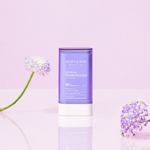 [MARY & MAY] Peptide Bakuchiol Sun Stick SPF50+ PA++++ 18g - LUUELA