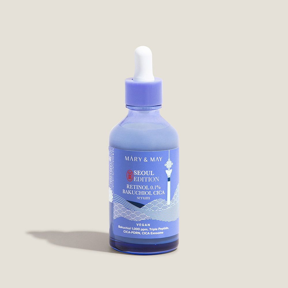 [MARY & MAY] Retinol 0.1% Bakuchiol Cica Serum 80ml - LUUELA