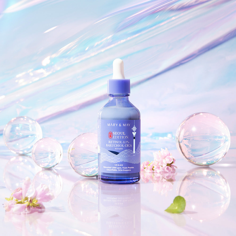 [MARY & MAY] Retinol 0.1% Bakuchiol Cica Serum 80ml - LUUELA