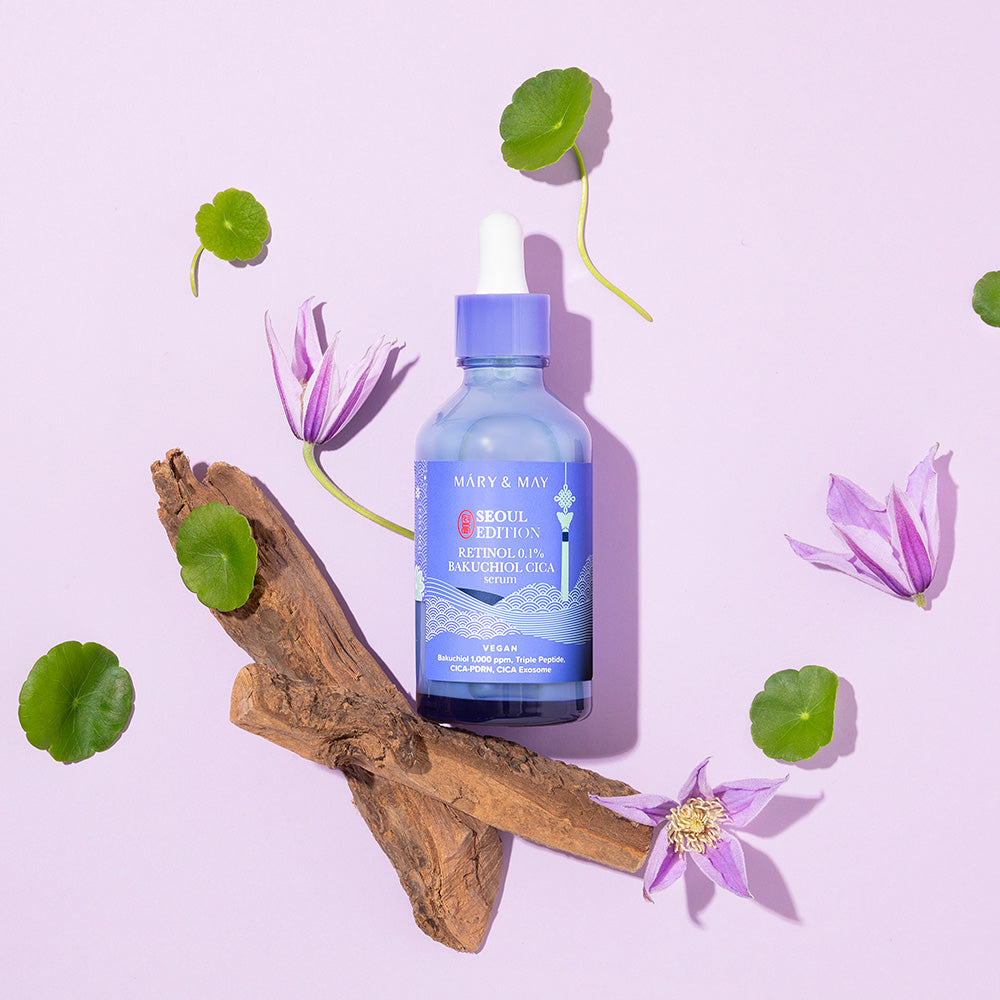 [MARY & MAY] Retinol 0.1% Bakuchiol Cica Serum 80ml - LUUELA