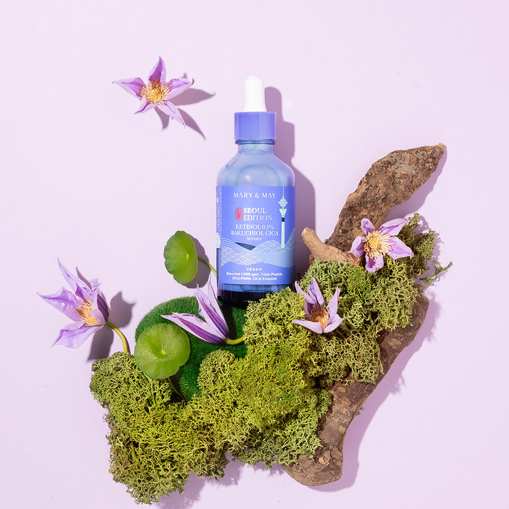 [MARY & MAY] Retinol 0.1% Bakuchiol Cica Serum 80ml - LUUELA