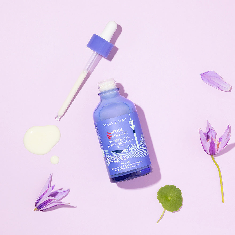 [MARY & MAY] Retinol 0.1% Bakuchiol Cica Serum 80ml - LUUELA