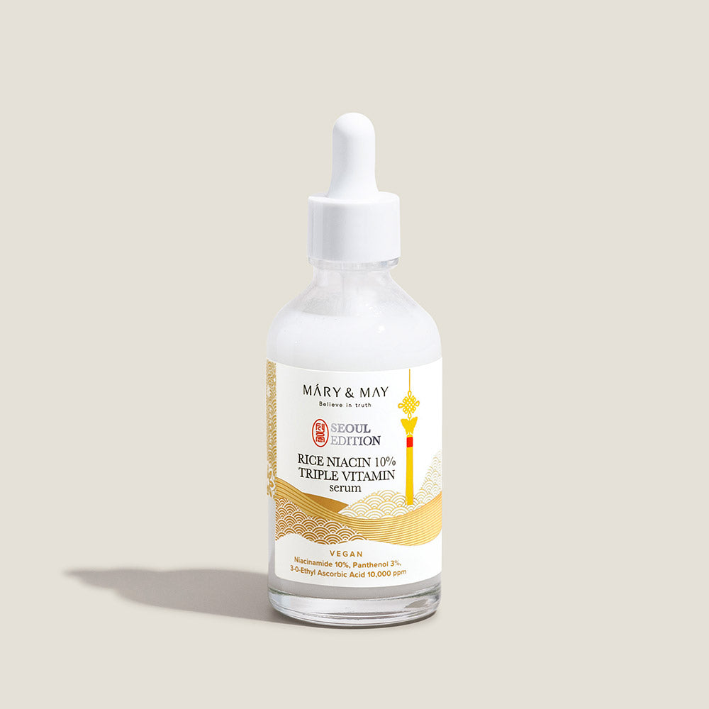 [MARY & MAY] Rice Niacin 10% Triple Vitamin Serum 80ml - LUUELA
