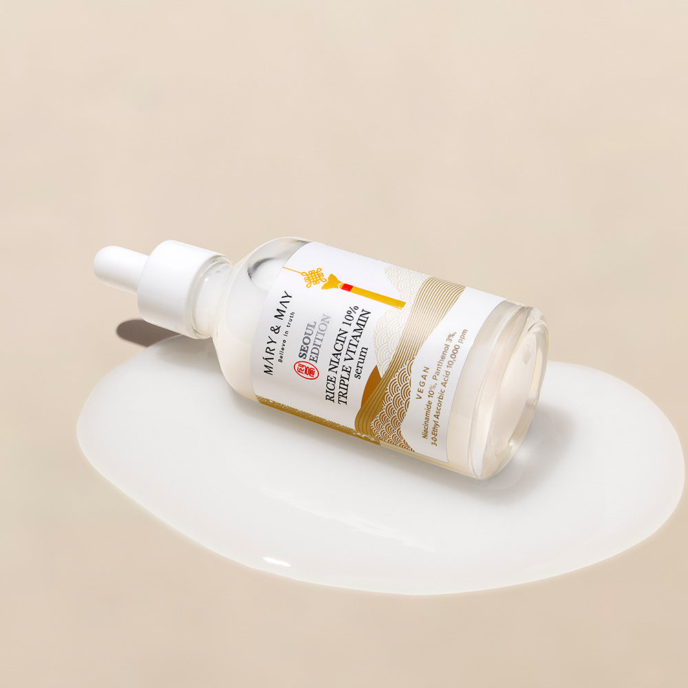 [MARY & MAY] Rice Niacin 10% Triple Vitamin Serum 80ml - LUUELA