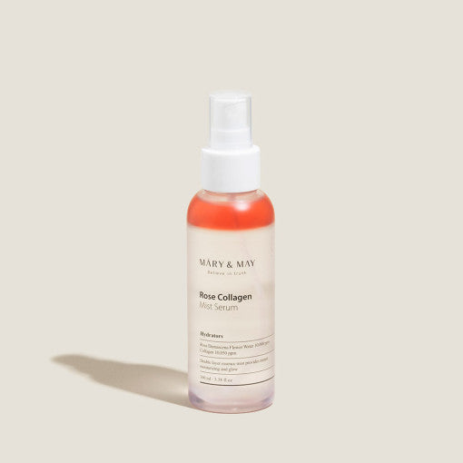 [MARY & MAY] Rose Collagen Mist Serum 100ml - LUUELA