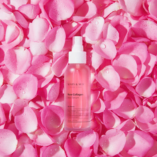 [MARY & MAY] Rose Collagen Mist Serum 100ml - LUUELA